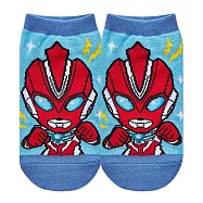 【ONEDER 旺達】超人力霸王直版襪 Ultraman系列童襪 台灣製棉襪- 奧米加 Omega UT-A508S