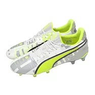 Puma 足球釘鞋 King Ultimate Forever FG/AG 男鞋 灰綠 支撐 短草皮場地 108426-01