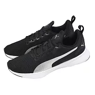 Puma 慢跑鞋 Flyer Runner 男鞋 黑 銀 輕量 緩衝 運動鞋 192257-25 23cm BLACK/SILVER