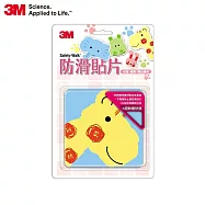 3M安全無毒防滑貼片6片裝隨心搭：8款圖案，廁所、浴室、樓梯皆可適用