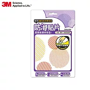 3M安全無毒防滑貼片6片裝隨心搭：8款圖案，廁所、浴室、樓梯皆可適用