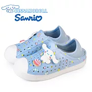 【HELLO KITTY】童鞋 CINNAMOROLL 大耳狗 洞洞鞋 雨鞋 布希鞋 穆勒鞋 防水 輕量 16 水藍色