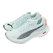 Puma 慢跑鞋 Deviate Nitro 3 男鞋 藍 橘 氮氣中底 碳板 輕量 運動鞋 309707-19 28cm BLUE/ORANGE