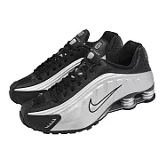 Nike 休閒鞋 Shox R4 男鞋 女鞋 黑 銀 復古 彈簧鞋 HQ1988-007 30cm METALLIC SILVER