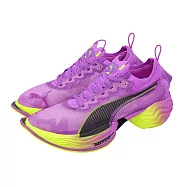 Puma 競速跑鞋 Fast-R Nitro Elite 2 Wns 女鞋 紫 黃 氮氣中底 碳板 馬拉松 310684-02 24.5cm PURPLE/YELLOW