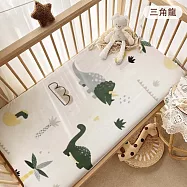 【HA 環安】嬰兒床包 多款花色(嬰兒床床單、單件裝、彌月禮) 三角龍