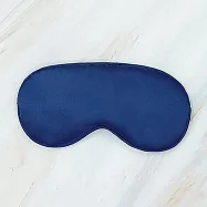【科美】雙面仿真絲遮光眼罩 睡眠眼罩多色可選 (親膚透氣 調節扣 安心好眠) 藏青色21*10cm