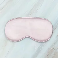 【科美】雙面仿真絲遮光眼罩 睡眠眼罩多色可選 (親膚透氣 調節扣 安心好眠) 藕粉色21*10cm