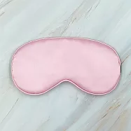 【科美】雙面仿真絲遮光眼罩 睡眠眼罩多色可選 (親膚透氣 調節扣 安心好眠) 玫粉色21*10cm
