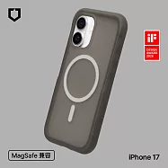 犀牛盾 iPhone 17(6.3吋) AirX極致氣墊緩衝磁吸手機殼(MagSafe兼容)- 本質黑