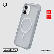 犀牛盾 iPhone 17(6.3吋) AirX極致氣墊緩衝磁吸手機殼(MagSafe兼容)- 流變灰