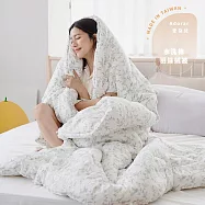 《Adorar》韓流發熱水洗棉羽絲絨被-雙人6x7尺 《桑影陌色》