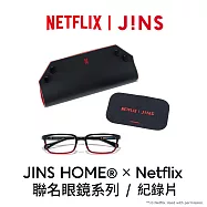 JINS HOME&reg;&times; Netflix 聯名眼鏡系列 (UGF-25A-269-09) 紀錄片/紅紋路