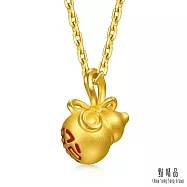 【點睛品】網路獨家款 福蝶結 黃金吊墜_計價黃金