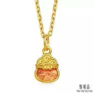 【點睛品】網路獨家款 聚財福袋 黃金吊墜_計價黃金