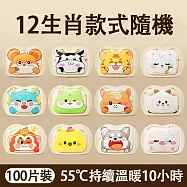 【環安家居】十二生肖穿戴式暖手貼 自發熱暖手包(手握式 輕巧便攜 多部位適用) 100片