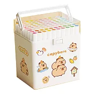 【環安家居】卡皮巴拉丙烯麥克筆 學生麥克筆 (美術專用 彩繪筆 馬克筆 可水洗) 48色