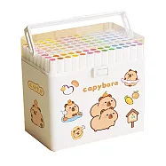 【環安家居】卡皮巴拉丙烯麥克筆 學生麥克筆 (美術專用 彩繪筆 馬克筆 可水洗) 60色