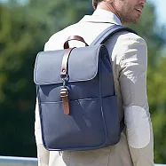 Prowell WIN-55293 質感都會通勤包 14吋筆電包 防盜功能 防水尼龍包 商務背包 休閒 文青後背包 書包 藍色