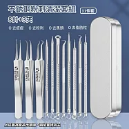 CS22 不銹鋼粉刺清潔套組(8針+3夾)
