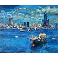 【玲廊滿藝】胡令豪-希望的港灣53x65cm