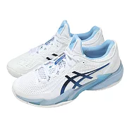 Asics 網球鞋 Court FF 3 Novak 男鞋 白 藍 喬科維奇 抗扭 穩定 亞瑟士 1041A522967