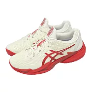 Asics 網球鞋 Court FF 3 Novak 男鞋 米白 紅 喬科維奇 亞洲大師賽 NOVAK 亞瑟士 1041A522968 29cm CREAM/CLASSIC RED