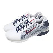 Nike 網球鞋 Zoom Vapor 12 Hypersmash HC 男鞋 白 藍 美國隊配色 硬地 HJ0549-100 28.5cm WHITE/NAVY