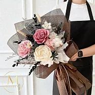 【Floral M】可可布朗尼永生花束