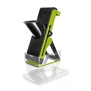 《ibili》附收納盒3in1手握式刨切組(綠黑) | 料理刨絲器 刨片器 刨絲刀 切絲器