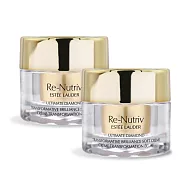 ESTEE LAUDER 雅詩蘭黛 白金級黑鑽松露逆時煥顏霜(15ml)X2-公司貨