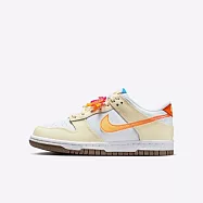 Nike Dunk Low GS [IB8891-191] 大童 運動休閒鞋 低筒 穿搭 夏威夷 棕櫚樹 米黃 橘 23.5 米/白