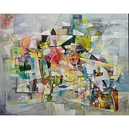 【玲廊滿藝】呂月華-飛翔之歌72.5x91cm