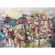 【玲廊滿藝】呂月華-晨光下的精靈72.5x100cm