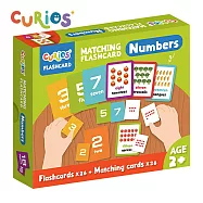 香港《Curios》 -- 英文配對認知遊戲卡-數字運算 ☆