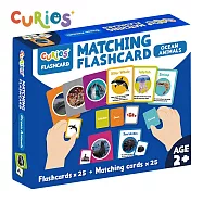 香港《Curios》 -- 英文配對認知遊戲卡-海洋生物 ☆