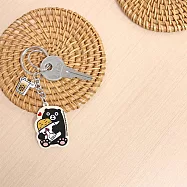 台人潮-台灣黑熊愛吃雞排-壓克力鑰匙圈(小)