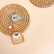 台人潮-台灣黑熊愛吃小籠包-壓克力鑰匙圈(小)