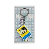 台人潮-男仕理髮店-壓克力鑰匙圈(小)