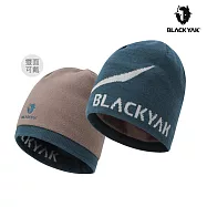 BLACKYAK 雙面編織帽 F 藍綠色