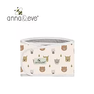 Anna&Eve 美國 嬰兒 舒眠包巾/肚圍 L號 - 萊賽爾款-寶貝熊