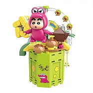 QMAN 啟蒙積木 KEEPPLAY 蠟筆小新 零食系列 鱷魚山餅乾