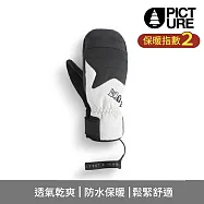 Picture 男防水連指滑雪手套 Caldwell Mitts/灰白-黑/Vapor Grey/GT0175 (M-XL) M 灰白-黑