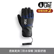 Picture 男防水滑雪手套 Madson Gloves/GT0177/S-XL XL 深藍-黑