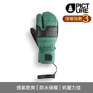 Picture 男防水三指滑雪手套 Sparks Lobster Mitts/GT0178 (S-XL) L 深綠-黑