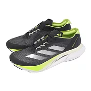 adidas 慢跑鞋 Adizero Boston 12 M 男鞋 黑 綠 馬牌輪胎底 馬拉松 愛迪達 JI4477 29.5cm BLACK/SILVER