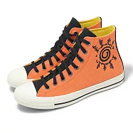 Converse x 火影忍者 帆布鞋 Chuck Taylor All Star HI 男鞋 女鞋 橘 鳴人 聯名 A14836C 23.5cm ORANGE/BLACK