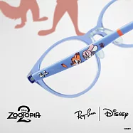 大學眼鏡 X Ray-Ban x Zootopia 兒童鏡款 光學眼鏡【配到好-贈兒童葉黃素】 透明藍