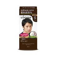 倫士度LUCIDO 按壓式染髮霜(6號深棕)100g/盒 男性染髮劑 白髮染 只要五分鐘 無香料