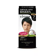 倫士度LUCIDO 按壓式染髮霜(7號自然黑)100g/盒 男性染髮劑 白髮染 只要五分鐘 無香料